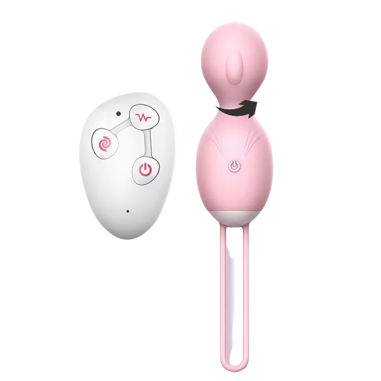 Rotation & Remote Control Egg Vibrator Sex Toy