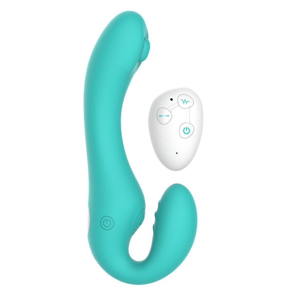 G-Spot Tapping & Remote Control Lesbian Vibrator Sex Toy