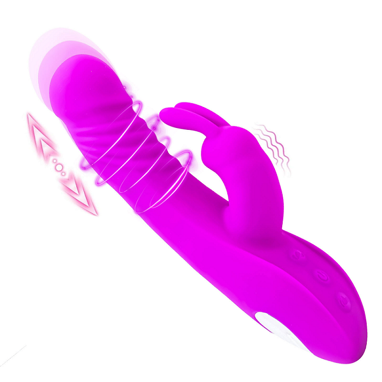 Liquid Silicone & Pulse Rabbit Vibrator Sex Toy