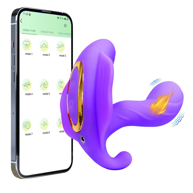 Heated App Controlled G-Spot Panty Vibrator Sex Toy